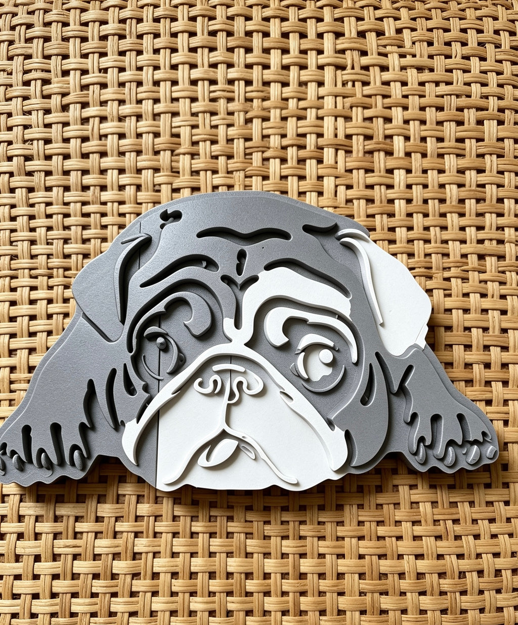 Laying Down Pug Wax Melt | Unique Pug Dog Gift | Narla's Fable & Fur