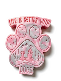 Life is Better with Dogs Wax Melt | Dog Lover Gift | Narla's Fable & Fur