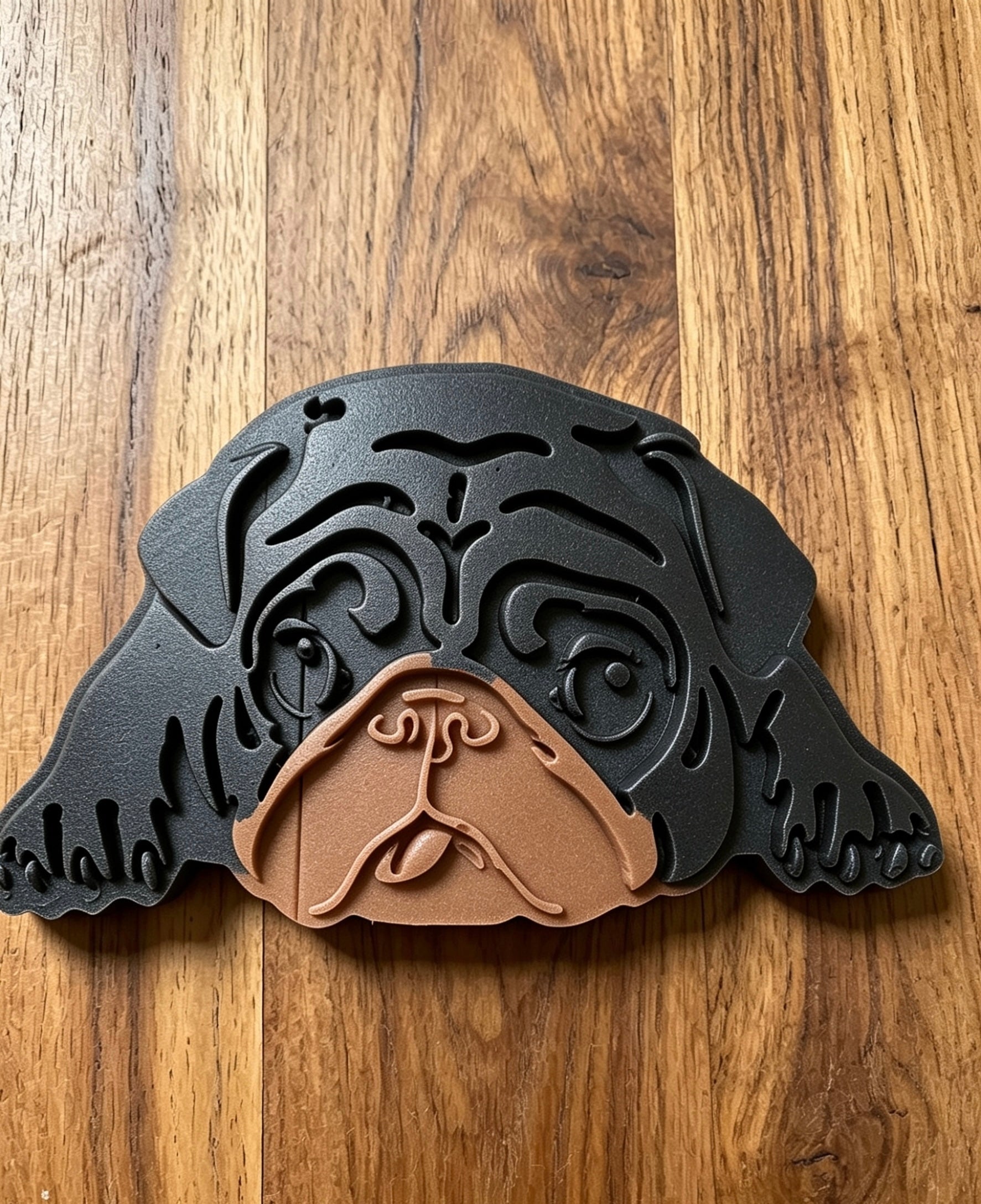 Laying Down Pug Wax Melt | Unique Pug Dog Gift | Narla's Fable & Fur
