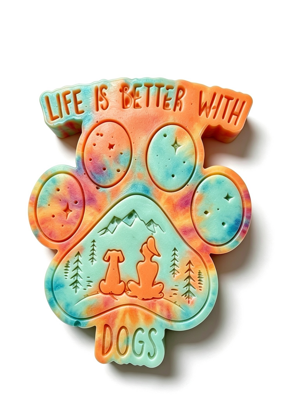 Life is Better with Dogs Wax Melt | Dog Lover Gift | Narla's Fable & Fur