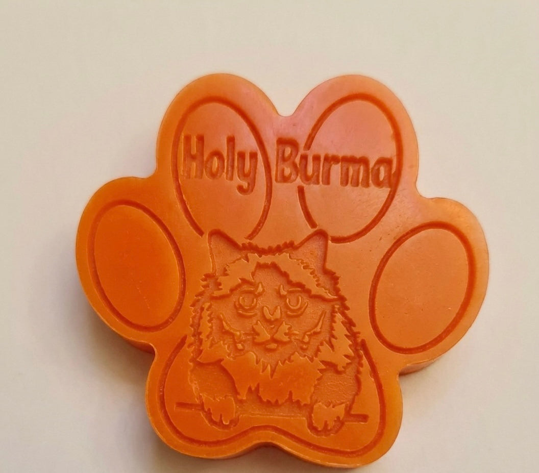 Cat Breed Paw Wax Melt | Novelty Gift for Cat Lovers | Narla's Fable & Fur