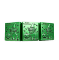 Three green rectangular wax melt 