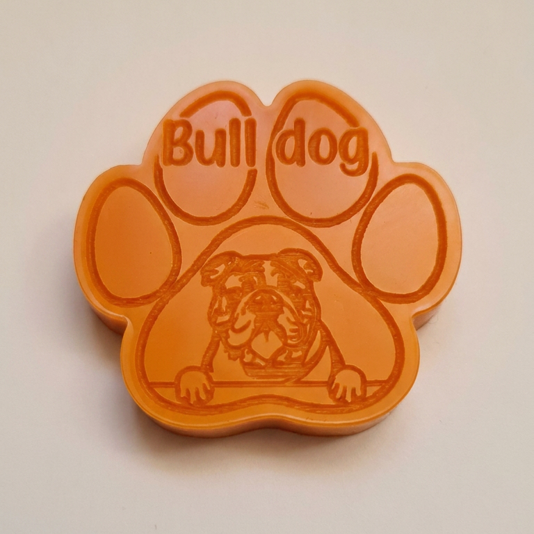 Bull Dog Shaped Wax Melt