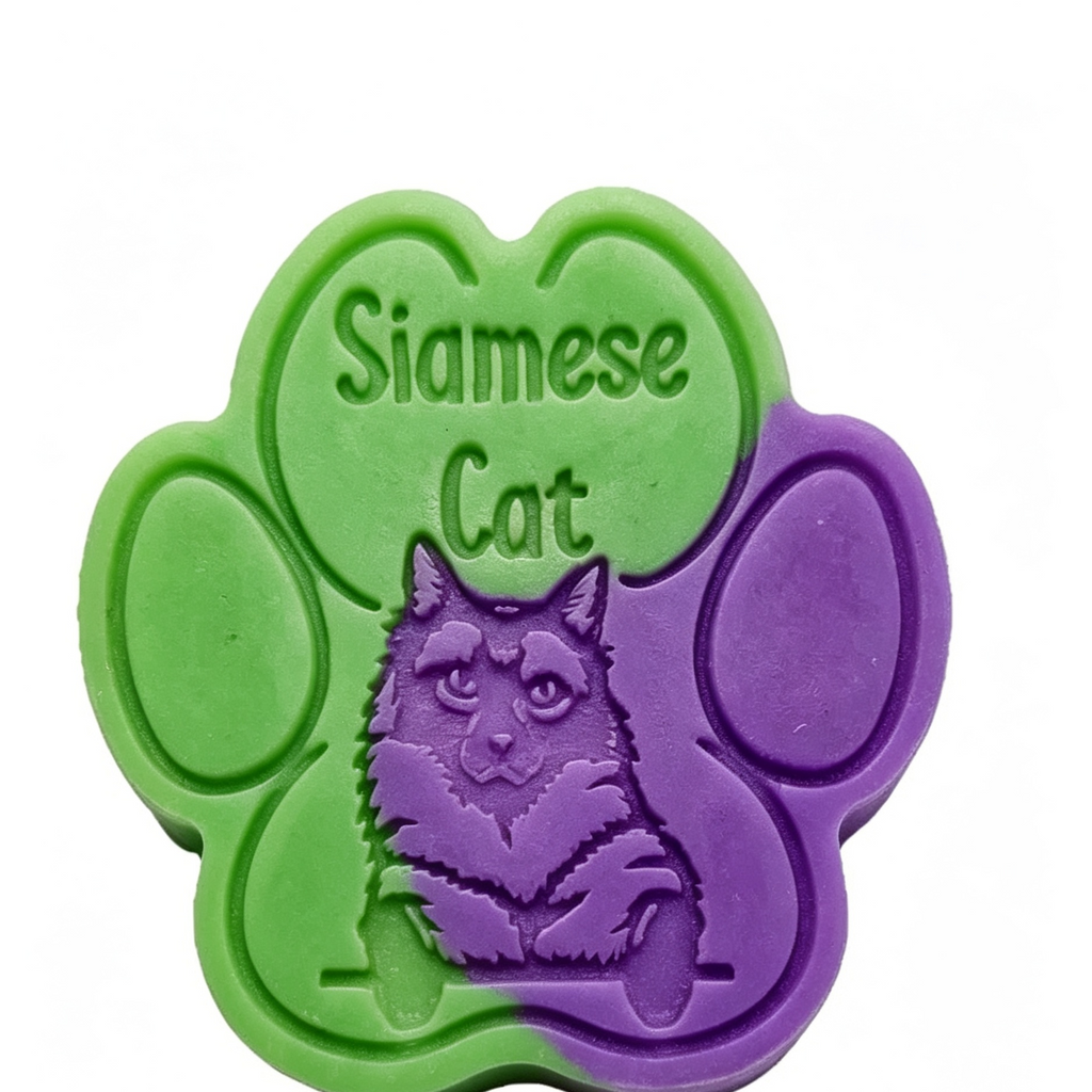 Cat Breed Paw Wax Melt | Novelty Gift for Cat Lovers | Narla's Fable & Fur