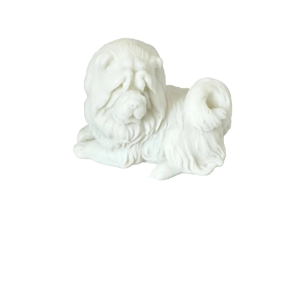 Handmade Chow Chow shaped candle, hand-poured in Yorkshire. A unique gift for chow chow owners — choose your fragrance.