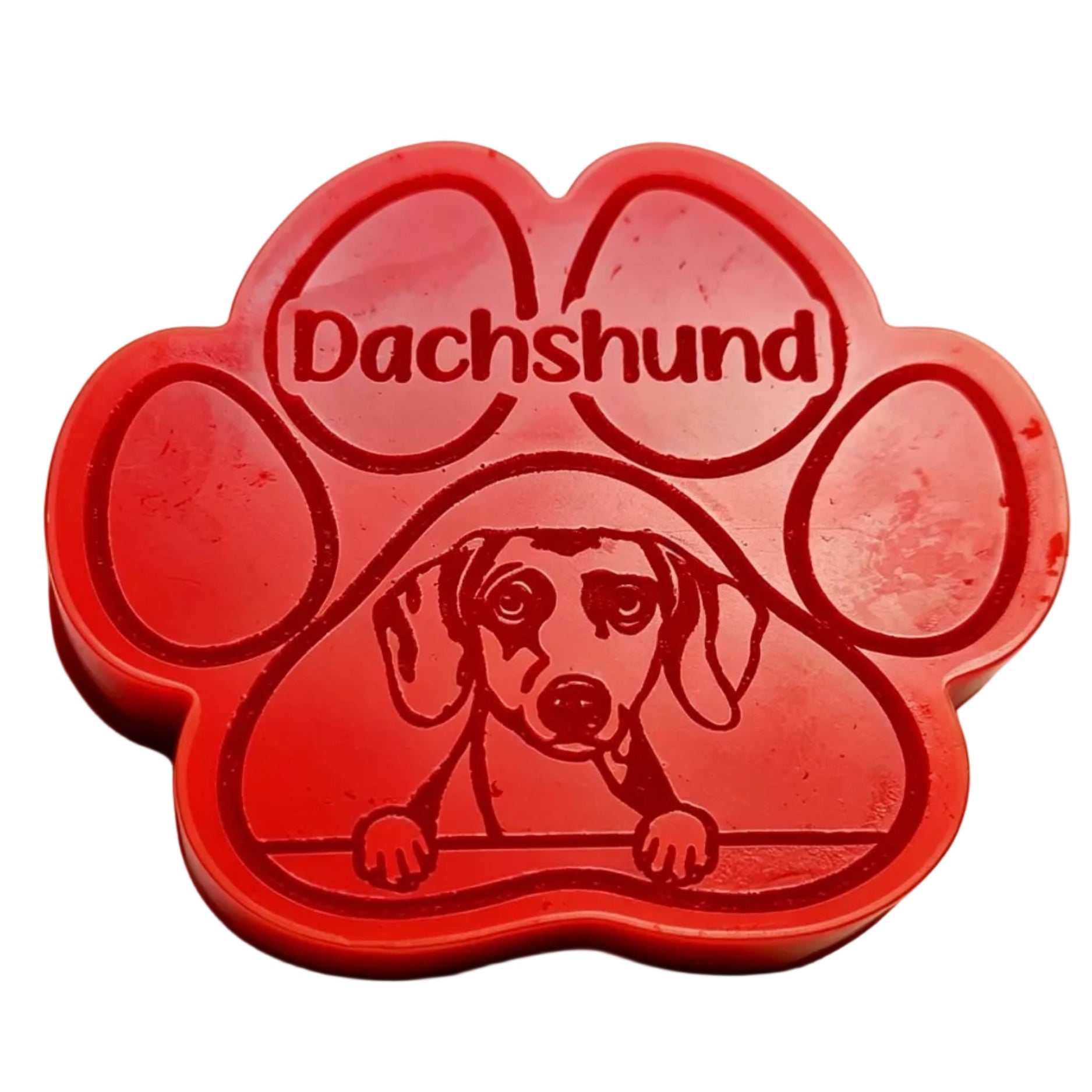 Handmade dog breed paw shaped wax melt, novelty dog lover gift, 50+ breeds available, Narla's Fable and Fur"  best bread is resusce, daschund, poodle, Australian shepherd