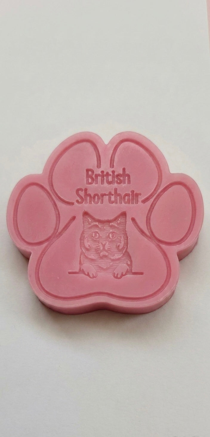 Cat Breed Paw Wax Melt | Novelty Gift for Cat Lovers | Narla's Fable & Fur