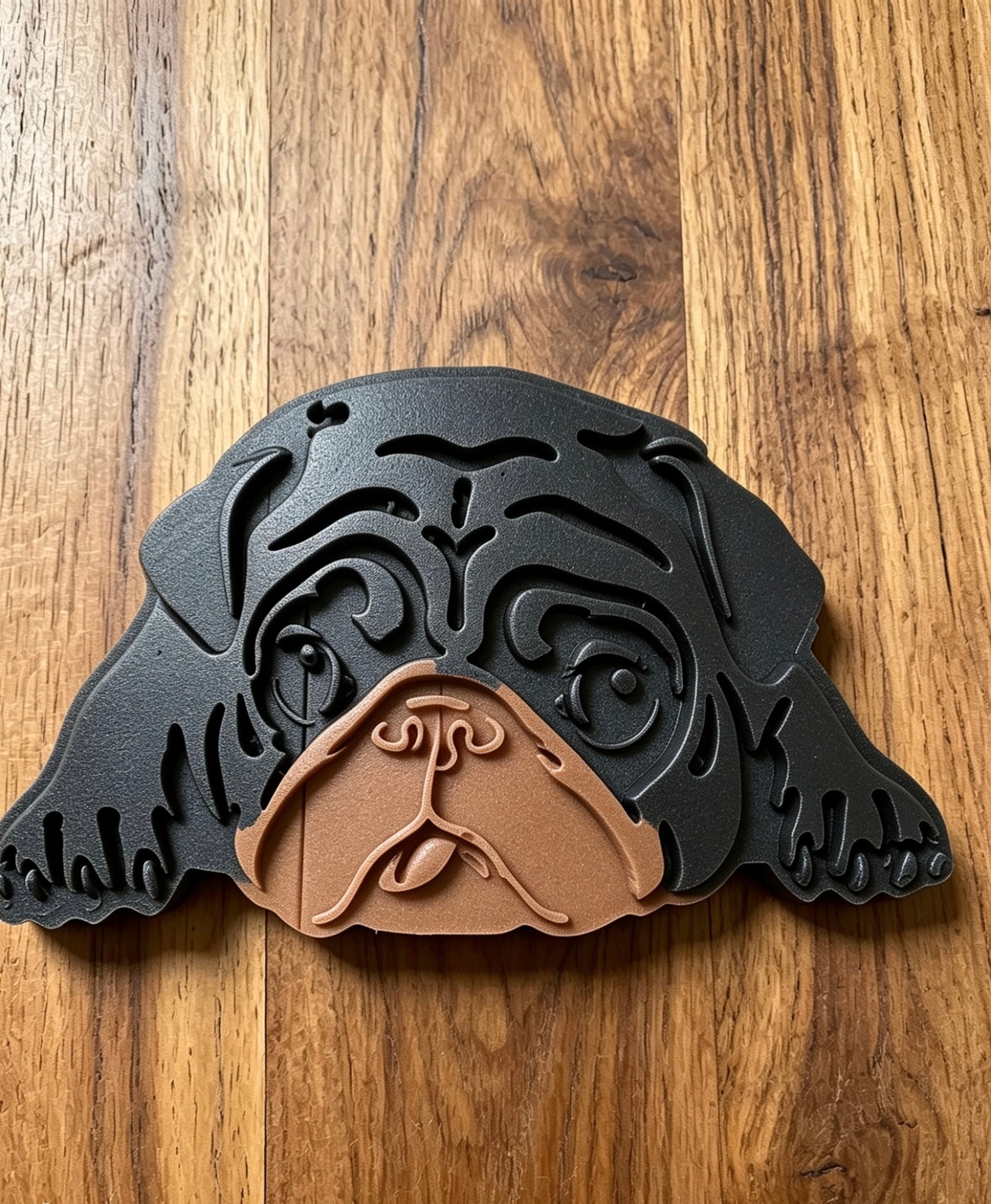 Laying Down Pug Wax Melt | Unique Pug Dog Gift | Narla's Fable & Fur