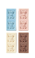 Handmade highland cow snap bar wax melt in premium soy wax — an udderly adorable little treat, made in the UK.