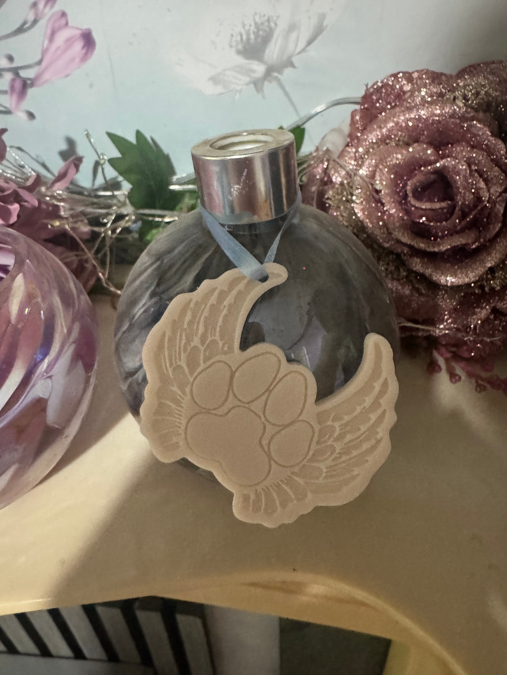Angel Wings Scented Wax Tree Decoration | Christmas Gift | Narla's Fable & Fur