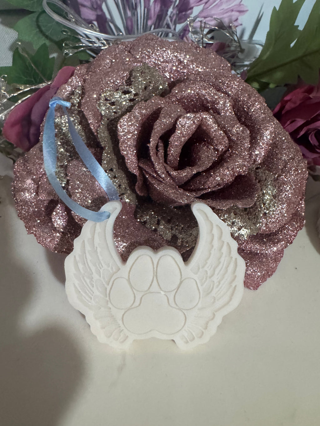 Angel Wings Scented Wax Tree Decoration | Christmas Gift | Narla's Fable & Fur