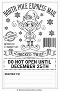 Unique Elf Parcel Labels | x20 | Novelty Festive Gift Tags